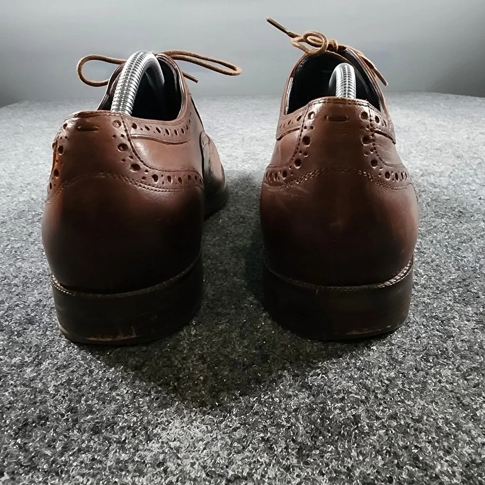 Cole Haan Wingtip Oxford Mens 11 M Brown Leather Grand OS C30000 Brogue Shoes